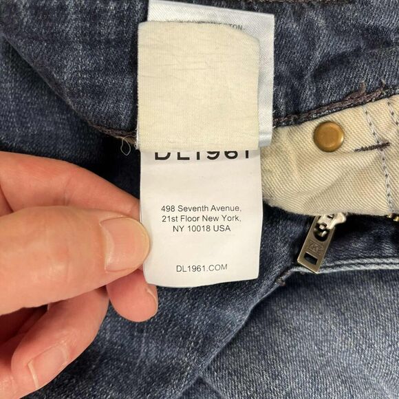 DL 1961 Jeans Mens 30x29 Blue Avery Modern Straight Sustainable Denim Shift Wash - Picture 12 of 16